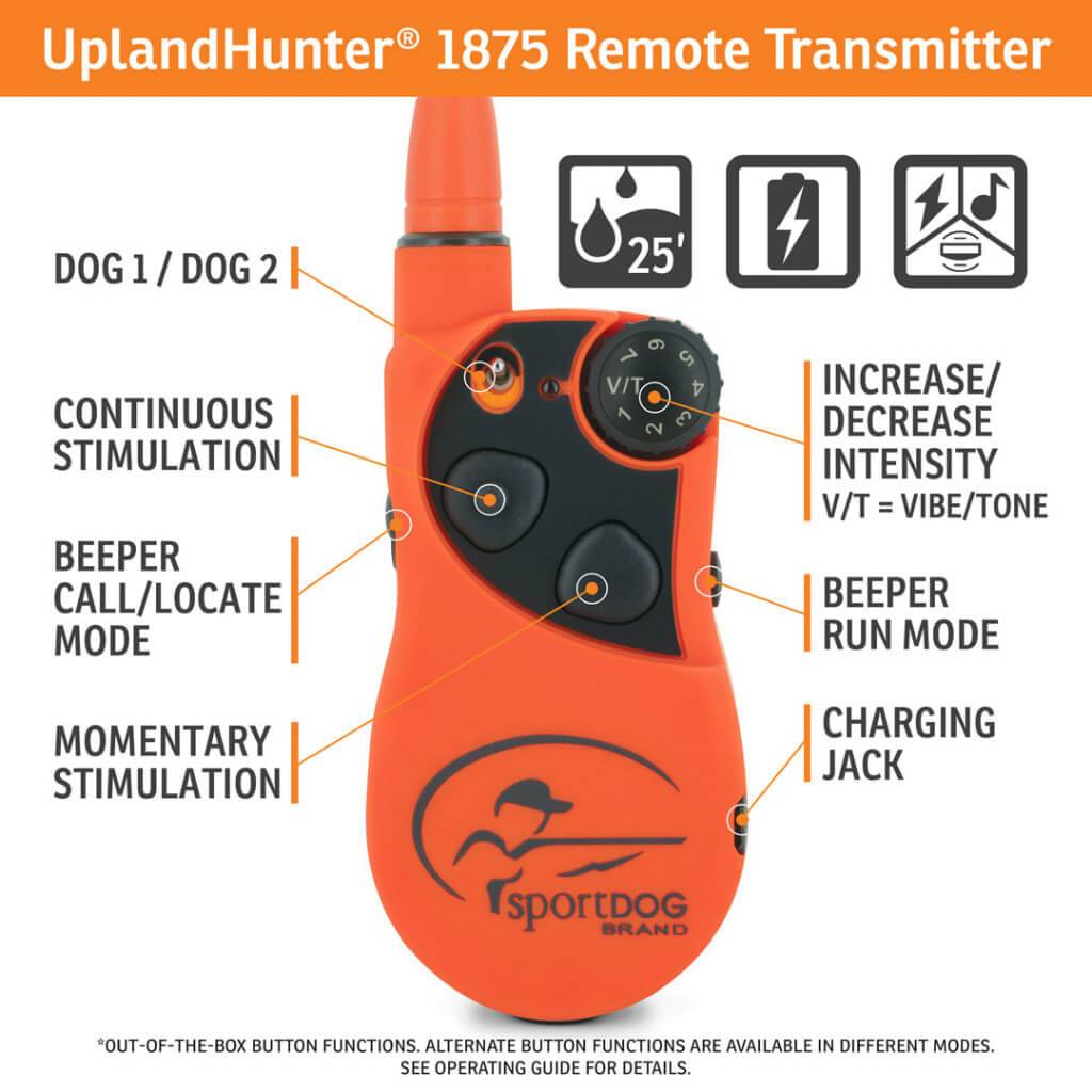 The-Best-5-Dog-Collars-SportDOG-Brand-UplandHunter-1875-Remote-Trainer