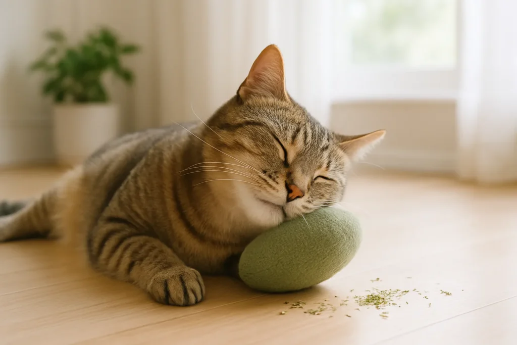 how long does catnip last on cats