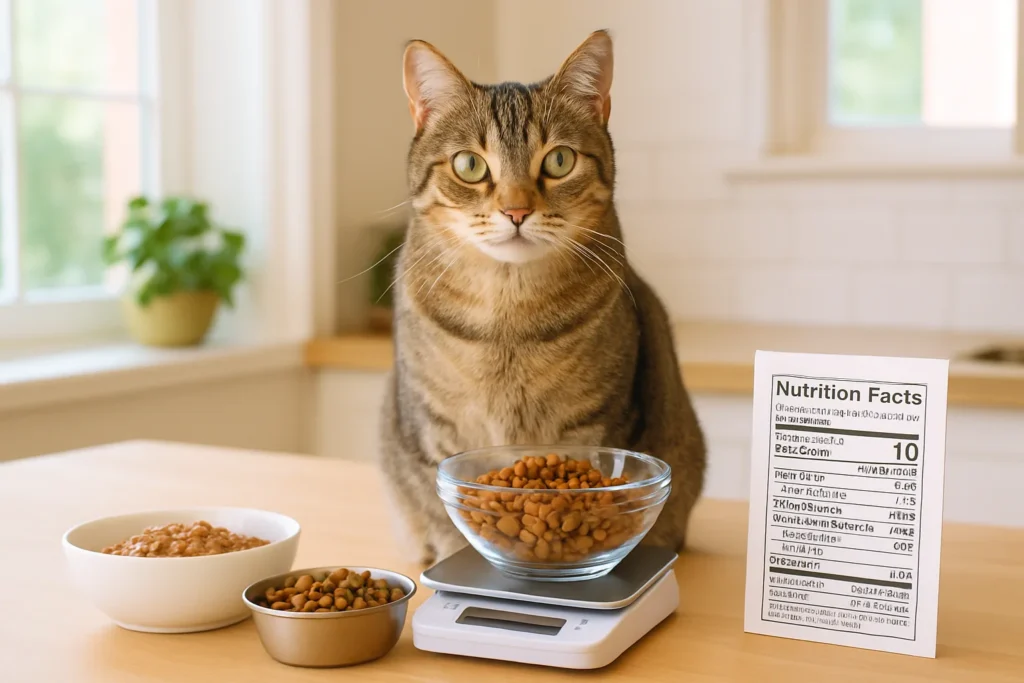 how many calories a day do cats need