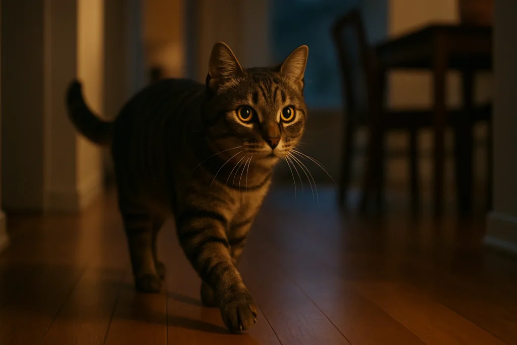 how well do cats see in the dark