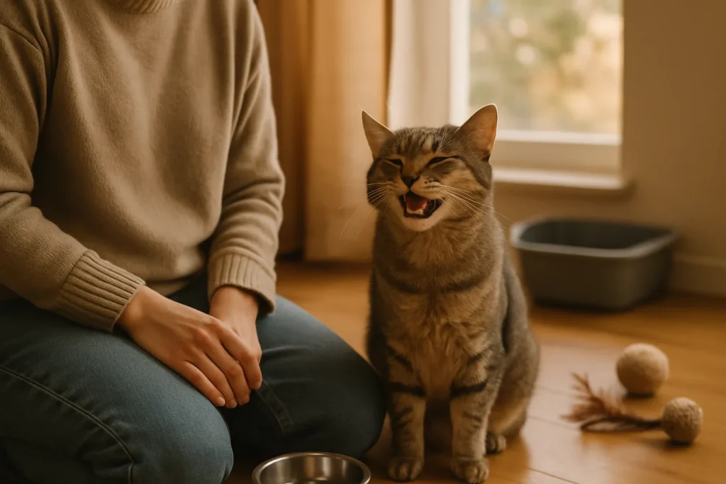 why's my cat meowing so much