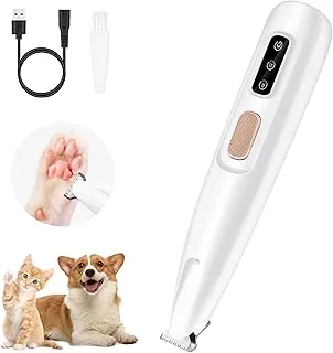 Mcbazel Pet Micro Precision Trimmer, Waterproof Rechargeable Shaver with LED Light
