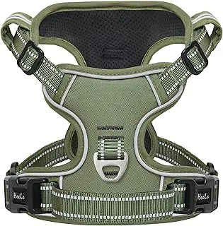 HEELE Padded Reflective Harness HEELE Dog Harness, No Pull Adjustable Padded Reflective Harness with Handle