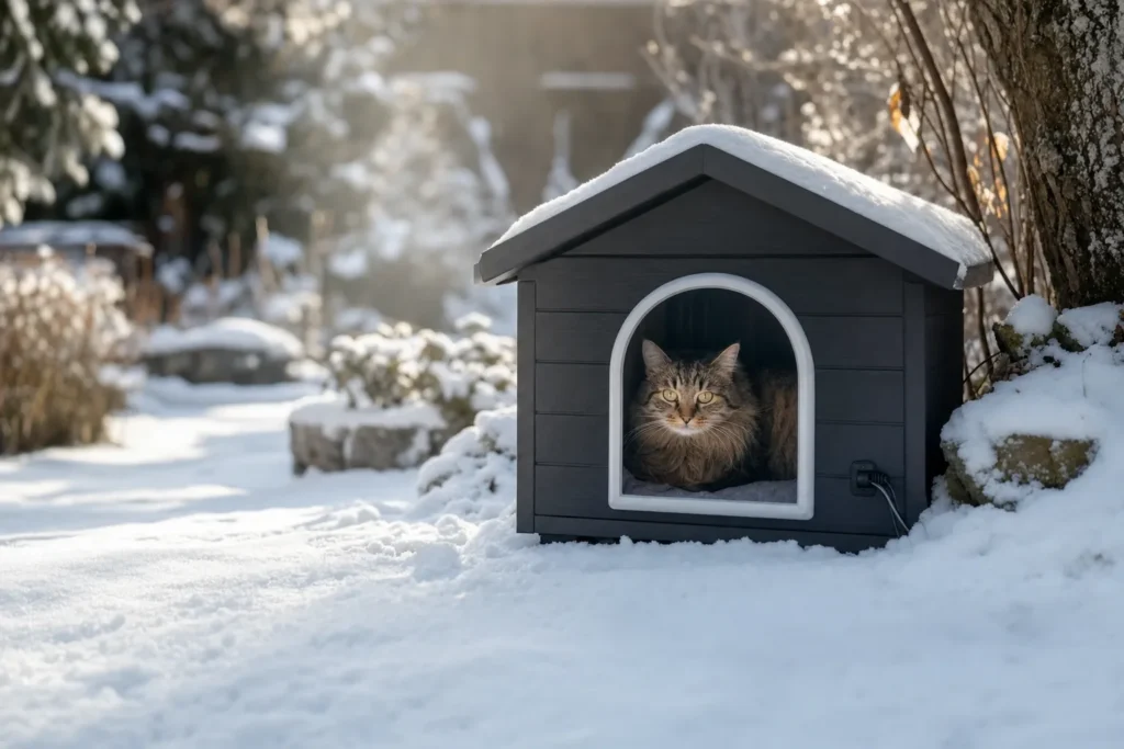 best heated outdoor cat house