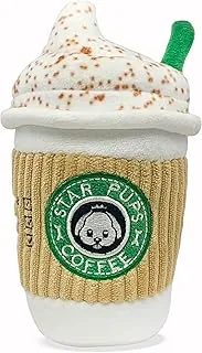 Nestpark Pup'kin Spice Latte Toy Nestpark Parody Star Pups Coffee Dog Toy Pup'kin Spice Latte - Funny Plush Squeaky Crinkle Dog Toys for Medium, Small and Large for Dog Birthday